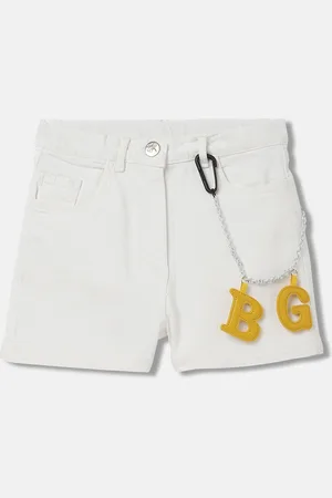 Blue Giraffe Girls Shorts