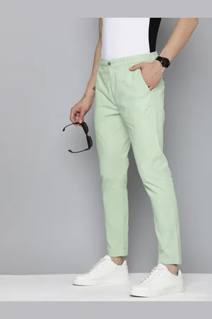 Flying Machine Men Mid Rise Slash Fit Semi Formal Chinos Trousers