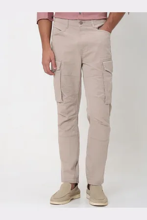Mufti Men Slim Fit Mid-Rise Cargo Trouser