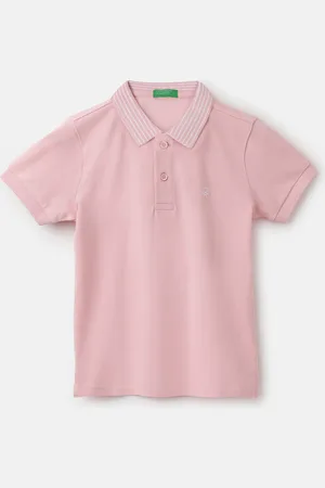 Benetton Boys Polo Collar Pure Cotton T-shirt