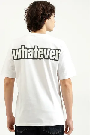 Benetton Men Pure Cotton Pockets Boxy T-shirt