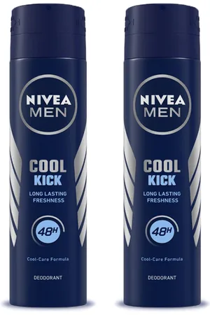 Nivea Men Set of 2 Cool Kick Long Lasting Freshness Deodorant - 92 g Each