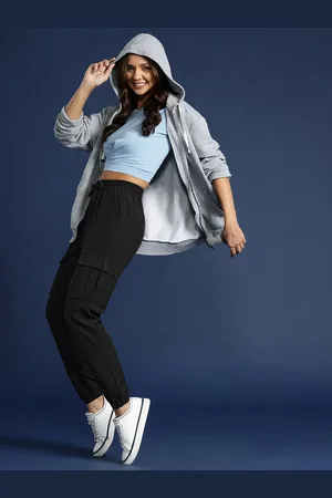Mast & Harbour Women Solid Relaxed Fit Joggers