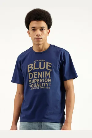 Benetton Men Typography Pure Cotton Pockets T-shirt