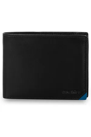MAI SOLI Men Leather Two Fold Wallet