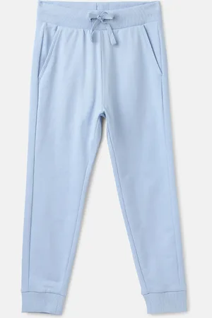 Benetton Boys Brand Logo Printed Mid-Rise Pure Cotton Joggers