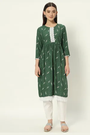Bachuu Printed Round Neck Kurta