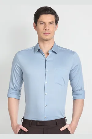 Arrow Slim Fit Spread Collar Chest Pocket Formal Shirt