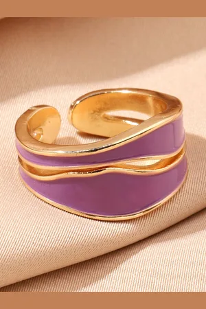 Salty Blair Enamel Detail Finger Ring