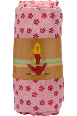Aura Pink & Red Printed Anti-Slip Yoga Mat