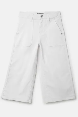 Benetton Girls Mid Rise Regular Trousers