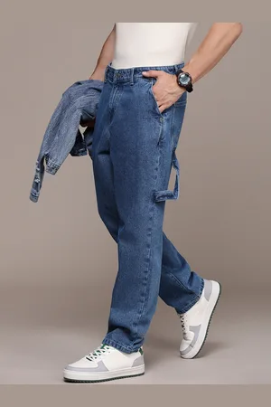 French Connection Men Pure Cotton Loose Fit Light Fade Jeans