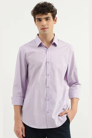 Benetton Men Slim Fit Opaque Formal Shirt