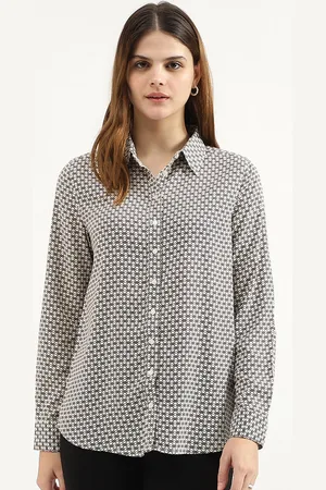 Benetton Women Opaque Printed Casual Shirt