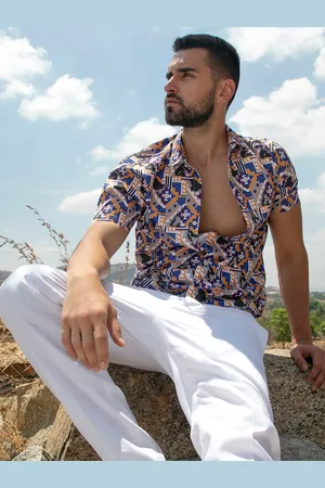 Campus Classic Ethnic Motifs Printed Casual Shirt