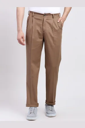 ColorPlus Men Mid-Rise Cotton Trouser