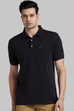 Park Avenue Slim Fit Polo Collar Cotton T-shirt
