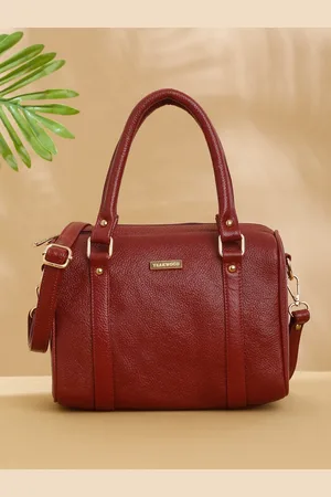 Teakwood Leathers Structured Handheld Bag