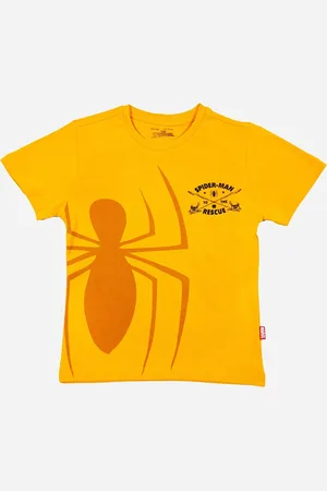 BodyCare Boys Spiderman Printed Cotton T-shirt