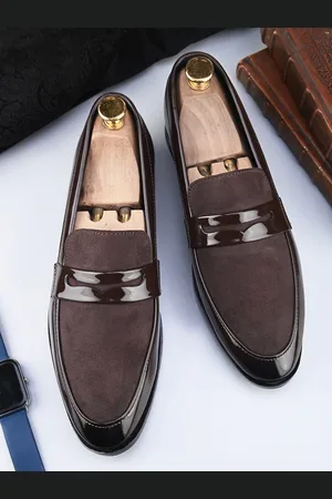 HERE&NOW Men Formal Slip on Loafers