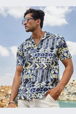 Campus Classic Ethnic Motifs Printed Casual Shirt