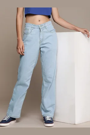 Roadster The Life Co. Women Straight Fit Light Fade Stretchable Jeans