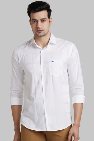 Park Avenue Checked Spread Collar Casual Shirt