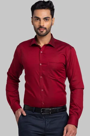 Park Avenue Slim Fit Long Sleeves Cotton Opaque Casual Shirt
