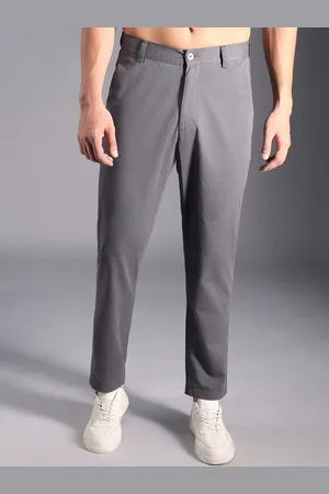 High Star Men Relaxed Mid-Rise Cotton Regular Trousers