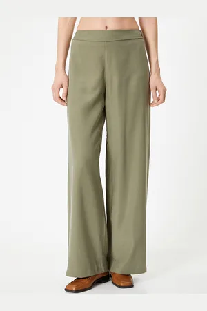 Koton Women Flared Parallel Trousers