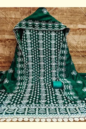Lilots Ethnic Motifs Embroidered Unstitched Dress Material