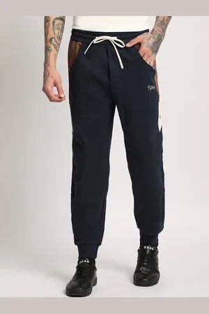 The Bear House Men Colourblocked Joggers
