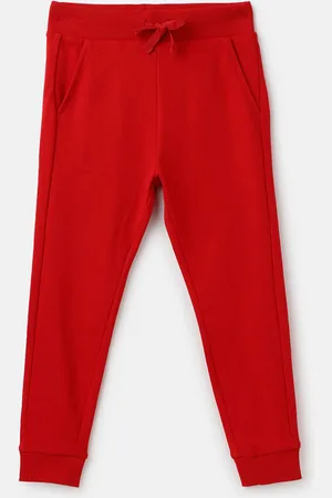 Benetton Boys Mid-Rise Pure Cotton Joggers