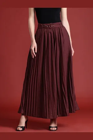 all about you Pleated Trousers with Belt