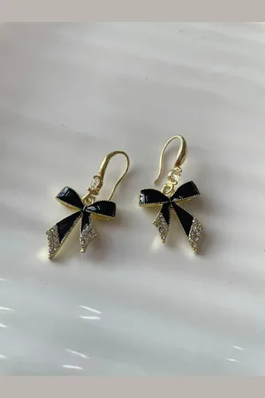ISHKAARA Gold-Plated Contemporary Drop Earrings