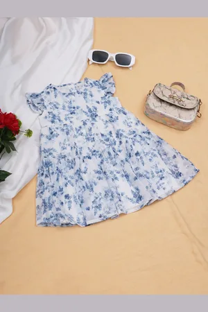 Creative Girls Floral Prinedt A-Line Dress
