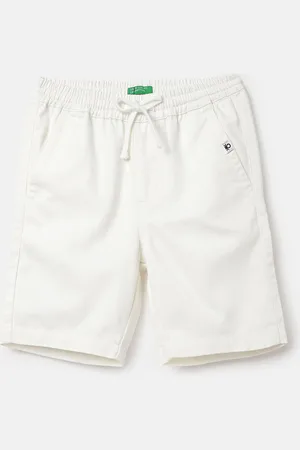 Benetton Boys Mid-Rise Pure Cotton Shorts
