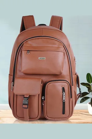 Veneer Unisex Vegan Leather Laptop Backpack
