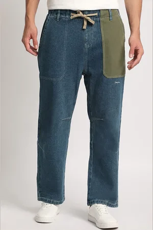 The Bear House Men Straight Fit Clean Look Light Fade Jeans