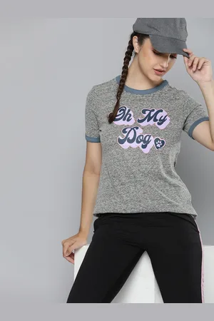 Skechers Women OMD RINGER Printed T-shirt