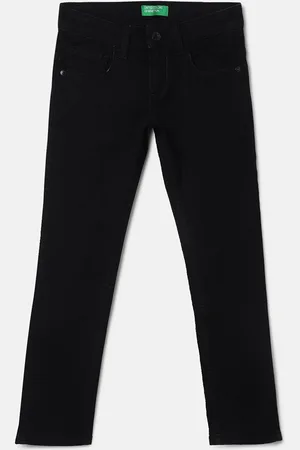 Benetton Boys Mid-Rise Slim Fit Jeans