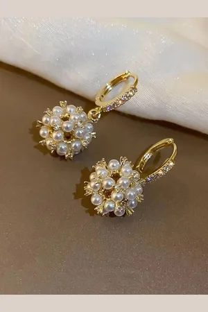 ISHKAARA Gold-Plated Contemporary Hoop Earrings