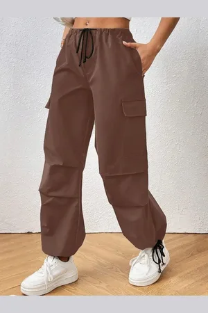 Broadstar Women Smart High-Rise Cargo Trouser