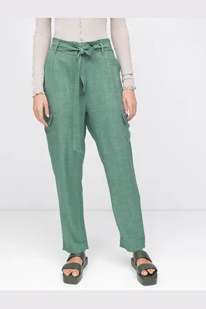 DressBerry Women Functional Fashion Slouchy Cargo Trousers