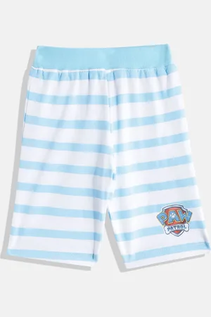 Eteenz Boys Premium Cotton Striped Regular Shorts
