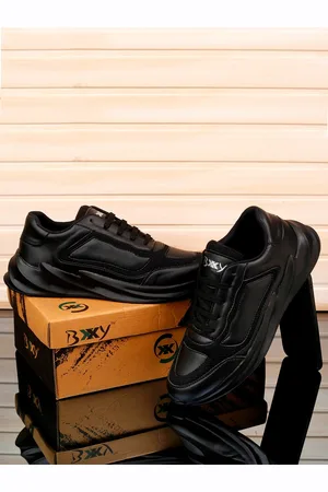 BXXY Men Lace Up Running Shoes