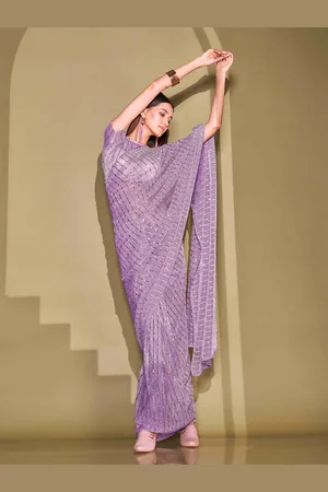Tikhi Imli Embellished Mukaish Ready to Wear Saree