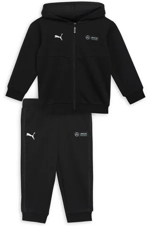 PUMA Mercedes-AMG Petronas Motorsport Kids Toddlers Pure Cotton Sweatshirt With Joggers