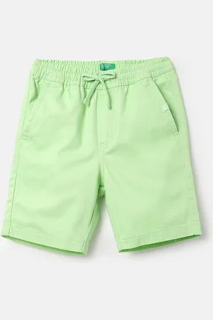 Benetton Boys Mid-Rise Pure Cotton Shorts