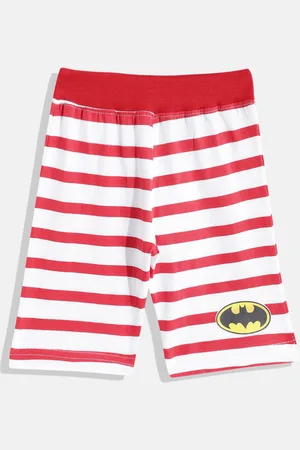 Eteenz Boys Premium Cotton Striped Regular Shorts